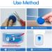 30-Pack Automatic Toilet Bowl Cleaner Tablets | Long-lasting Fresh Pine Scent | Strong Detergent | Bathroom Tank Cleaner - Buy Online on GoSupps.com