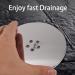 Shower Drain Cover Shower Plughole Cover Shower Drain Cover Replacement Shower Trap Cover FastFlow Shower Plug Plastic Shower Waste Drain Cap Tube - Buy Online on GoSupps.com