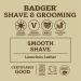 Badger Shaving Soap Puck - Aloe Vera & Coconut Oil with Bergamot Essential Oil - Men's Natural Shave Soap - 3.15 oz Bar - Buy Online on GoSupps.com