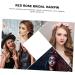 FRCOLOR banquet earphone dress hairpin hair accessories scarf bride baffle hat Korean version fascinator tea party headpiece rose hair clip day of the dead hairaccessories - Buy Online on GoSupps.com