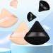 Willight 6 Pieces Triangle Makeup Powder Puff - Washable & Reusable Beauty Sponges for Loose Powder Foundation - Perfect for Dark Complexion (3 Black) - Buy Online on GoSupps.com