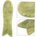 Minkissy 2-Piece Facial Gua Sha Massage Set | Natural Jade Skincare Tools for Facial & Body Muscle Recovery - Buy Online on GoSupps.com