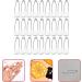 iplusmile 500 Pcs Plastic Safety Pin with Locking Diaper Head - White Steel Pins for Baby Clothing and Diapers - Buy Online on GoSupps.com