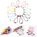 FRCOLOR 28 Pairs Headband Color Hair Tie Hair Ties for Girls Ponytail Holders Small Hair Ties Hair Knockers for Girls Girl Hair Ties Hair Ties with Balls Acrylic Bead Baby Little Girl - Buy Online on GoSupps.com