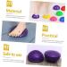 Minkissy Durian Ball Massage Device - Deep Tissue Trigger Point Relaxation & Foot Massager - Fitness Lacrosse Ball for Office Use - 16x16x8cm Purple - Buy Online on GoSupps.com
