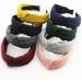 Women's Wide Plain Headbands Knot Turban Hard Headband Hair Band Hair Accessories for Women Girls - Buy Online on GoSupps.com