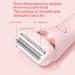 Female Shaver for Private Area Shaver for Women Wet Dry Shaver Women 2 in 1 Waterproof Electric Razor Say Goodbye to Ingrown Hairs and Painful Hair Removal (Pink) - Buy Online on GoSupps.com