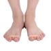 Horoper Toe Separator Toe Straightener Spacers Bunion Corrector Orthotics Toe Separator Orthopedic Bunion Brace Feet Bone Adjuster Correction Toe Separators for Overlapping Toes (Skin Color)