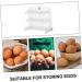 Plastic Egg Holder 3pcs Egg Storage Box Eggs Refrigerator Egg Holder Egg Tray Kitchen re-usable - Buy Online on GoSupps.com