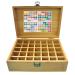 Beunyow 35 holes BAGBUS AROMATATION Gift Box Etheran Oils Box Storage Case Box - Suitable for nail polish fragrance oils essential oil stain and lipstick