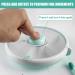 Buy Wiyety Snack Spinner - Rotating Storage Container with Lid for Toddlers | 5 Compartments Transparent Design for Nuts & Desserts - Mint Green - Buy Online on GoSupps.com
