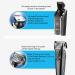 Professional Men's Hair Trimmer Kit - Electric Clipper with LED Display & Multi-Grooming Tools for Beard Body & Nose Hair - Buy Online on GoSupps.com