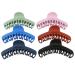 REJOL Large Hair Claw Clips 5.1 Inch - Pack of 6 Matte Colors for Women - Stronghold Lightweight Big Jaw Clip for Thin Thick Hair - Buy Online on GoSupps.com