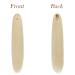 Long Straight Braid Ponytail Hair Extensions - Light Blonde Synthetic Drawstring Extensions for Women - 50 cm - Buy Online on GoSupps.com