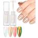 Major Dijit Liquid Chrome Nail Powder Mermaid Iridescent Pearl Glitter Nail Polish Magic Glossy Mirror Effect Pigment Powder Manicure DIY Decoration TC01