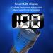 Super Bright Flashlight Waterproof Rechargeable LED White & Yellow Light Telescopic Zoom Torch USB Charging Long-lasting Strong Light Flashlight With Battery Level Display for Camping Hiking Emergen - Buy Online on GoSupps.com