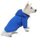 Hualisiji dogs hoodie dogs sweatshirt dog sweater with hood chihuahua sweater warm and light with a soft texture easy to wear and light colors (XXL Dark Blue) XXL Dark Blue