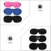 EXCEART 3pcs 3D Sleep Masks - Adjustable Blindfold Eye Covers for Travel Night Sleeping & Relaxation in Earth Tones - Buy Online on GoSupps.com