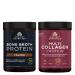 Ancient Nutrition Multi Collagen Protein Powder Unflavored 45 Servings + Bone Broth Protein Powder Chocolate 20 Servings