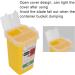 Sharps Disposal Container Disposal Blade Container Barbershop Hair Salon Shaving Knife Blade Disposal Collect Box for Home and Professional use(yellow) - Buy Online on GoSupps.com