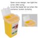 Storage Socket for Old Razor Blades | Portable Sharp Object Container | Yellow Razor Blade Disposal Bank - Buy Online on GoSupps.com