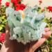 Specimen 500-600g Quartz Cluster Natural Green Ghost Crystal Cluster Inlaid with Yellow Specimen - Buy Online on GoSupps.com