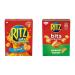 Ritz Bits Cheese Sandwich Crackers School Snacks 180g & Ritz Bits Peanut Butter Sandwich Crackers School Snacks 180g Crackers + Bits Sandwiches Peanut Butter Cheese 180 g (Pack of 1)