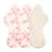 think ECO FDA Registered Printed Integral Type Pad 3p Organic Reusable Cotton Pads Menstrual Pads Sanitary Napkins Many Pattern 3 Pads. (Color Size) (Cherry Blossom Night Pad Puls)