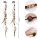6Pcs Feather Hair Clips - Bohemian Hippie Hair Extension Accessories for Halloween Costume - Buy Online on GoSupps.com