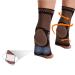 Copper Ankle Brace Socks Foot with Elastic Arch pads for Plantar Fasciitis Achilles Tendonitis Relief for Heel Pain Relief Arch Support for Sprained Ankle Compression Sleeve - Foot Support Foot Brace for Women & Men Daytime or Night Use Medium Black