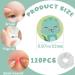 Mini Round Water-Resistant Bandages - 100 Pcs Cartoon Print Self-Adhesive First Aid Care - Buy Online on GoSupps.com