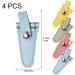4pcs Leather Scissors Covers Colorful Lattice Scissors Caps Pointed Nipper Sheath Beauty Tool Supplies for Embroidery - Buy Online on GoSupps.com