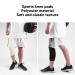 Sport Knee Brace - Black Flexible Compression Kneepad for Running Weightlifting & Basketball - Ergonomic Protective Knee Support for Men & Women - Buy Online on GoSupps.com