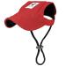 Pawaboo Dog Baseball Cap Adjustable Sun Protection Hat Dog Cap with Ear Holes for Puppy Pet - X-Large Red XL Red