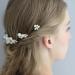 Bohemian Vintage Pearls Jewelry Set Hair Comb for Brides - Set of 5 - Buy Online on GoSupps.com
