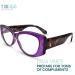 Purple Vogue Oversized Cat Eye Reading Glasses for Women - Stylish Comfort for All Face Shapes - 2.5x High Vision Readers - Buy Online on GoSupps.com
