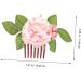 ABOOFAN Bridal Hair Accessories Flower Hair Accessories Side Combs for Women Thick Hair Flowers for Hair Flower Hair Pin Hair Comb for Women Decorate Fabric European Fashion Bridesmaid - Buy Online on GoSupps.com