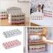 OSALADI 2pcs 18 Egg Storage Box Filled Plastic Eggs Fridge Egg Dispenser Egg Storage Tray With re-usable Assorted Color 30x15cm - Buy Online on GoSupps.com