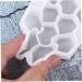 Alipis 2pcs 12 Silicone Molds Ice Molds Cocktail Ice Making Mould Refrigerator Ice Mold Ice Tray Ice Cubes 13X9 CM White - Buy Online on GoSupps.com