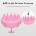 FREATECCH CHAUT Massage Brush - Wet & Dry Shampoo Brush for Scalp Peeling & Massage | Silicone Hair Root Care | Stimulates Growth & Reduces Dandruff - Pink Classic - Buy Online on GoSupps.com