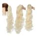 Ponytail Extension Long Wavy Ponytail Extension 24 Inch Claw Clip Pony Tail Hairpiece Claw Clip in Synthetic Long Wave Ponytail Hair Extainson for Women Girls Ponytail Hairpiece for Women (Color : 24inches #613