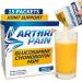 Arthripain Joint Support Cartilage Repair Supplement Clinically Tested Joint Juice - Ligament Relief Support Glucosamine Chondroitin MSM Swollen Knee Treatment Sugar-Free Made in US - 15ct 3.75 Ounce (Pack of 1)