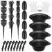 Hair dyel hair hair faerben set hair coloring brush bowl ferry coal kamm small brush large brush large brush plastic ear cover crocodile clips chip lyn 78 pieces