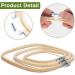 Caydo Square Embroidery Hoops Set - 3 Sizes | Adjustable Bamboo Frames for Cross Stitch, Needlework, DIY Craft - Buy Online on GoSupps.com