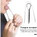 Libcflcc Stainless Steel Tongue Scraper - Best Adult Tongue Cleaner with Anti-Slip Handle | Maximum Clean & Smooth Surface Design - Buy Online on GoSupps.com
