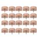 10 Pairs High Heel Tips Replacement Shoes Heel Dowel Shoe Repair Accessories (613 beige 19 * 20.5)