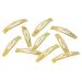 HAARallerliebst 10-Piece Gold Snap Hair Clips Set for Women & Kids - 4 cm Metal Hair Accessories with Storage Box (Pink) - Buy Online on GoSupps.com