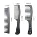 Professional Comb Set Black 6 Piece - Carbon Fiber Anti Static And Heat Resistant Comb-Fine and Wide Tooth Comb for Men and Women - Parting Teasing and Hair Styling - Buy Online on GoSupps.com