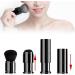 Soft Powder Makeup Brush | Kabuki Brush for Face, Cheeks, Bronzer, Blush & Foundation - Black - Buy Online on GoSupps.com