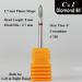 C & I Diamond Nail Drill Bit Flame Shape E-File Professional Cuticle Clean Drill Bit Improved Diamond Powder plus Tungsten Carbide Shank 3/32 (2.7 mm Fine -F) - Buy Online on GoSupps.com